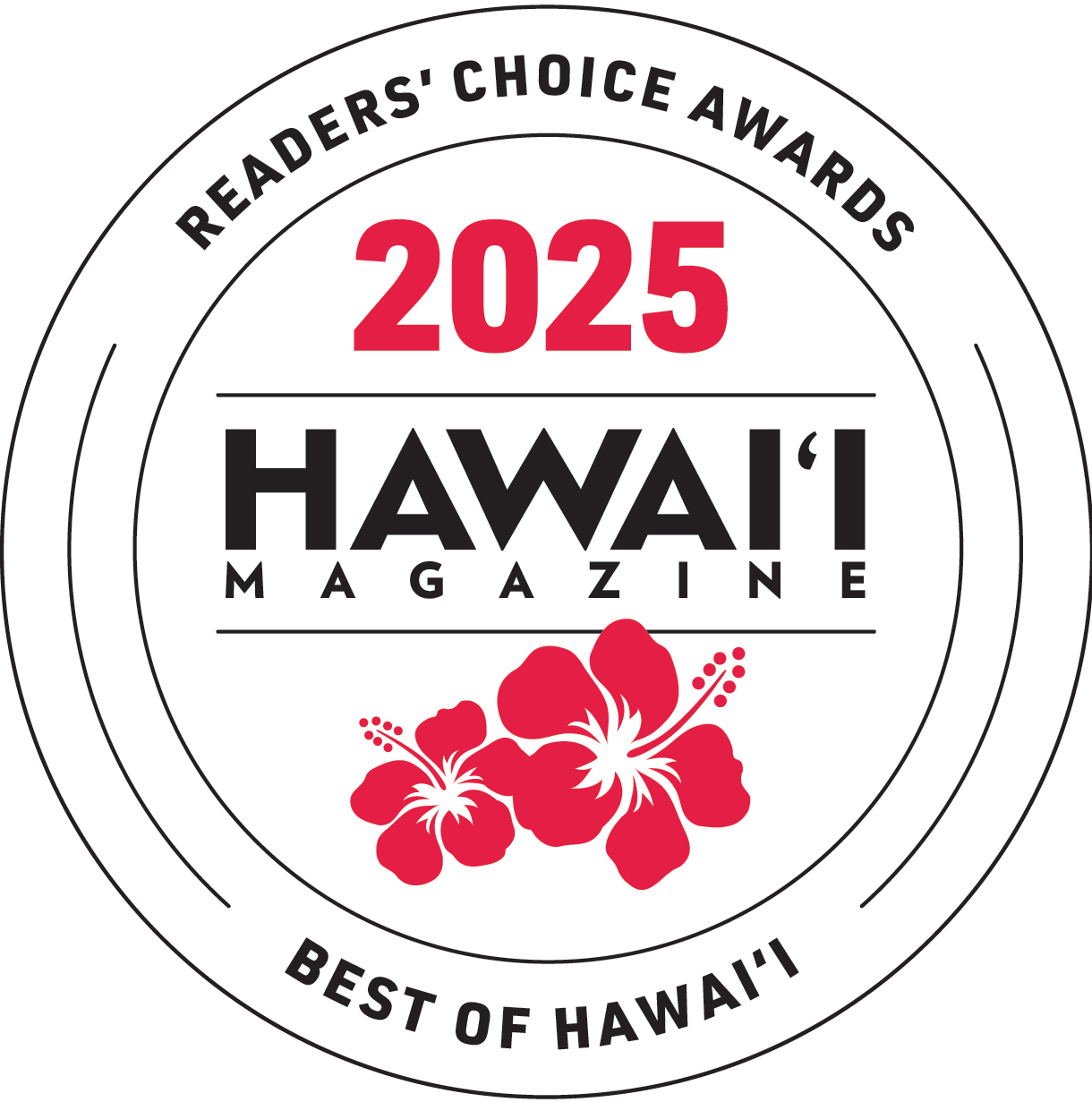 Hawaii Magazine's 2025 Reader's Choice Award